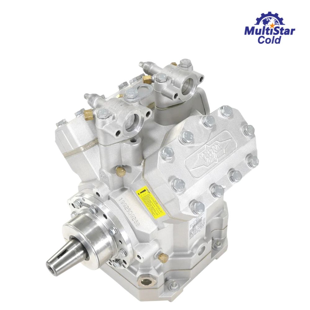 BITZER 4NFCY Bus AC Compressor – 4-Cylinder Open Drive for Bus Air Conditioning