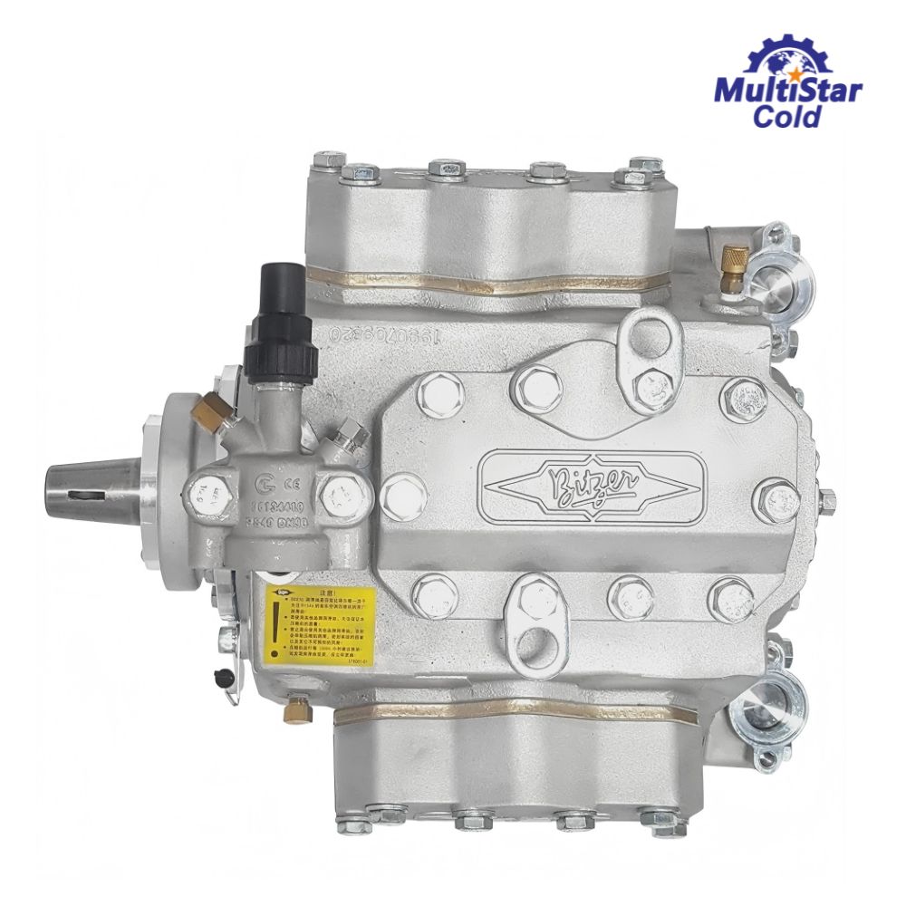 BITZER 6PFCY Bus AC Compressor – 6-Cylinder 836cc Open Drive