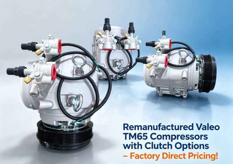 🔧 New Arrival – Valeo TM65 Remanufactured Compressors with Clutch Options – Factory Direct Pricing!